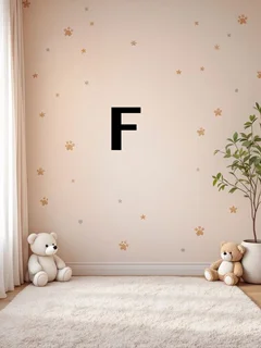 استیکر چوبی حروف الفبا انگلیسی حرف F