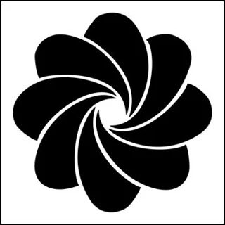 استیکر چوبی دیواری اشکال هندسی