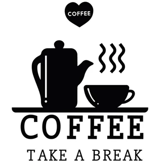 استیکر چوبی طرح قهوه  FD4112