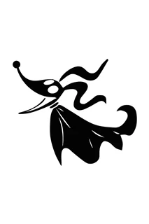 استیکر چوبی هالووین روح سگ