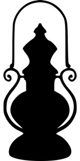 استیکر چوبی چراغ