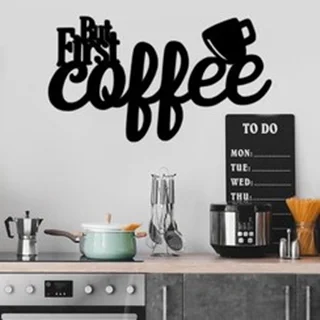 استیکر چوبی طرح COFFEE