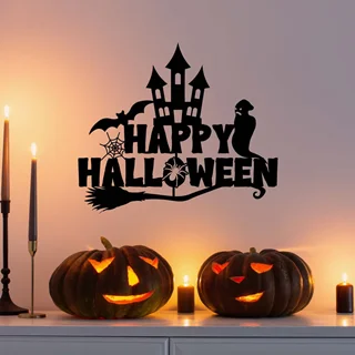 استیکر چوبی هالووین Happy Halloween