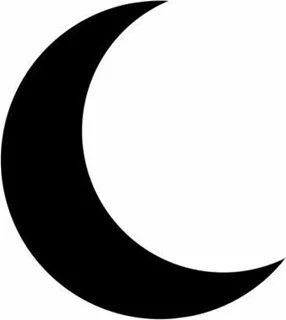 استیکر چوبی طرح ماه کد 4153 بسته 5 عددی