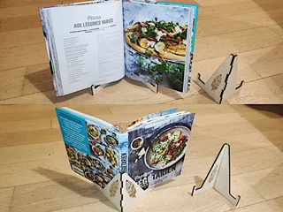 نگهدارنده چوبی کتاب