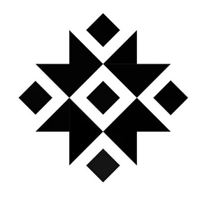 استیکر چوبی دیواری اشکال هندسی