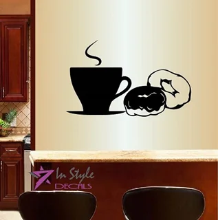 استیکر چوبی طرح COFFEE