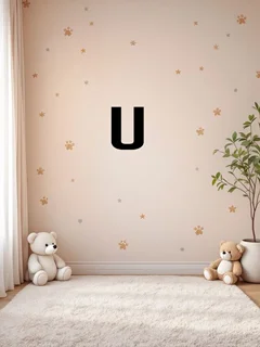 استیکر چوبی حروف الفبا انگلیسی حرف U