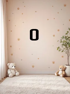 استیکر چوبی حروف الفبا انگلیسی حرف O