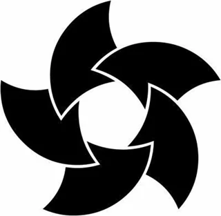 استیکر چوبی دیواری اشکال هندسی