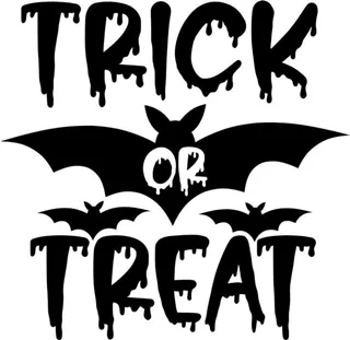 استیکر چوبی هالووین TRICK or TRAET