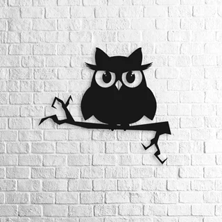 استیکر چوبی طرح جغد FD4109