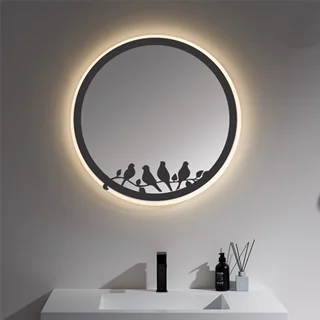آیینه دیواری چراغدار پرنده