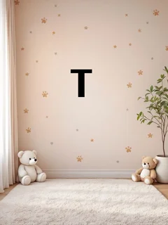 استیکر چوبی حروف الفبا انگلیسی حرف T