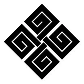 استیکر چوبی دیواری اشکال هندسی