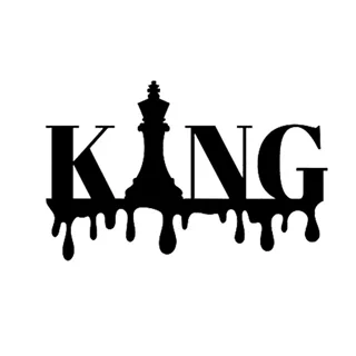 استیکر متن نوشته طرح KING