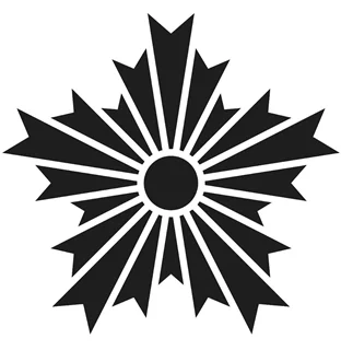 استیکر چوبی دیواری اشکال هندسی