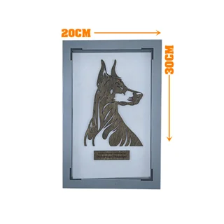 قاب کلاسیک طرح سگ دوبرمن Doberman Pinscher