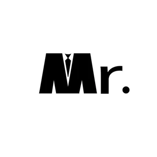 استیکر متن نوشته طرح Mr