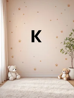 استیکر چوبی حروف الفبا انگلیسی حرف K