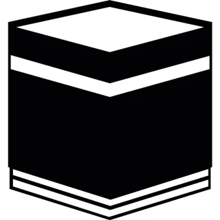 استیکر چوبی دیواری اسلامی کعبه ES2054